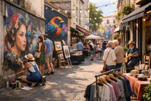 Les initiatives culturelles qui transforment les rues en galeries à ciel ouvert et dynamisent le commerce local