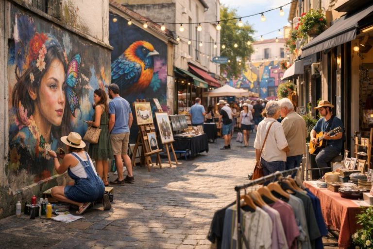 Les initiatives culturelles qui transforment les rues en galeries à ciel ouvert et dynamisent le commerce local